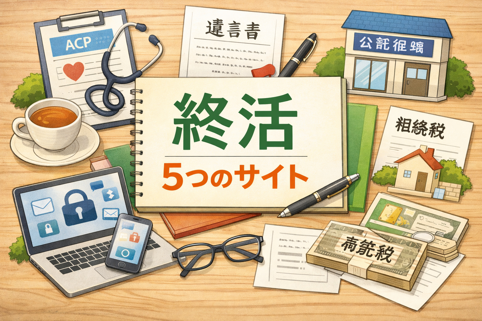 終活の基礎を学ぶために役立つ5つのサイト